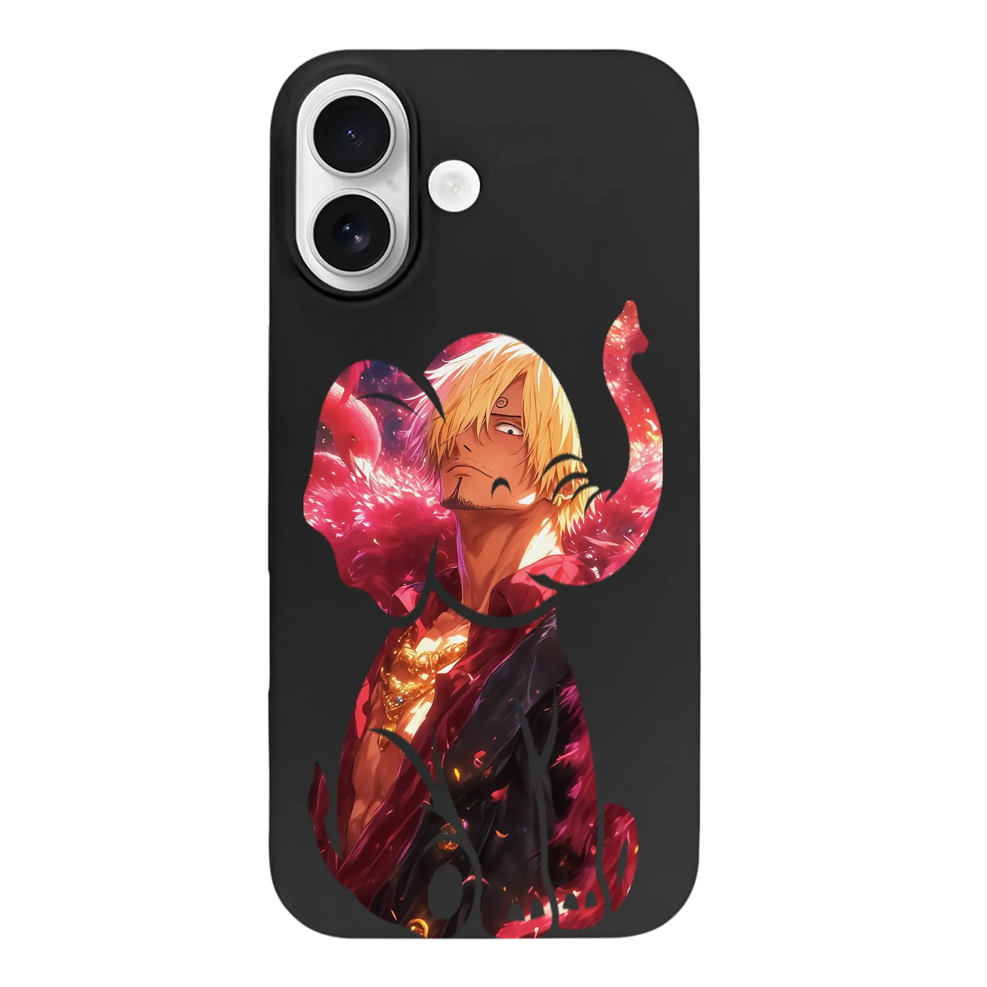 ワンピース グッズ ヴィンスモーク・サンジ - iPhone 17 シリーズ シリコンケース 薄型 耐衝撃 指紋防止 ソフトタッチカバー 精密フィット 傷防止 保護ケース iPhone 17/17 Air/17 Pro/17 Pro Max 対応